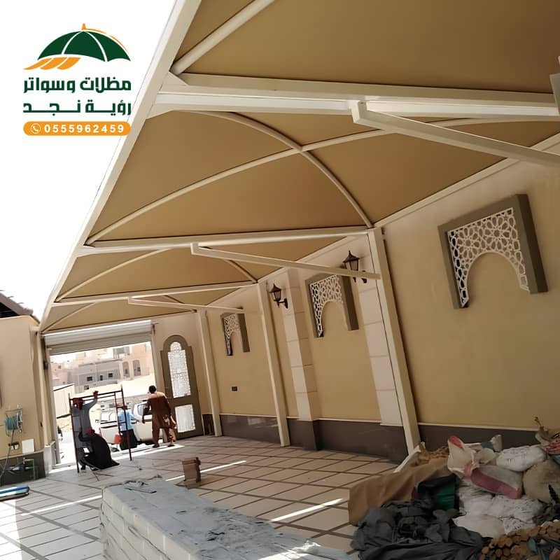 مظلات سيارات للاحواش