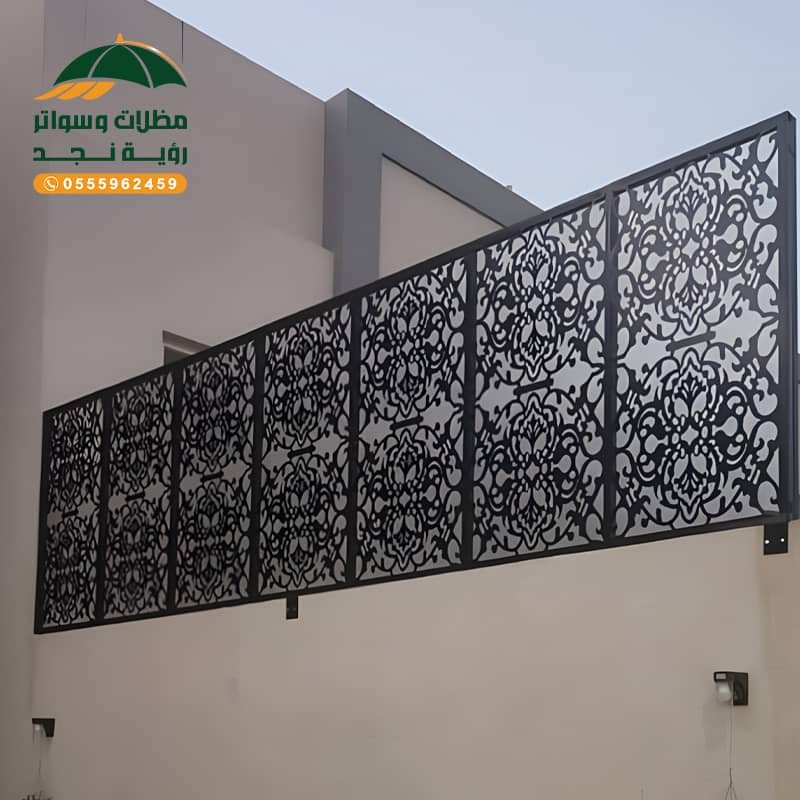 سواتر حديد قص ليزر مع لكسان